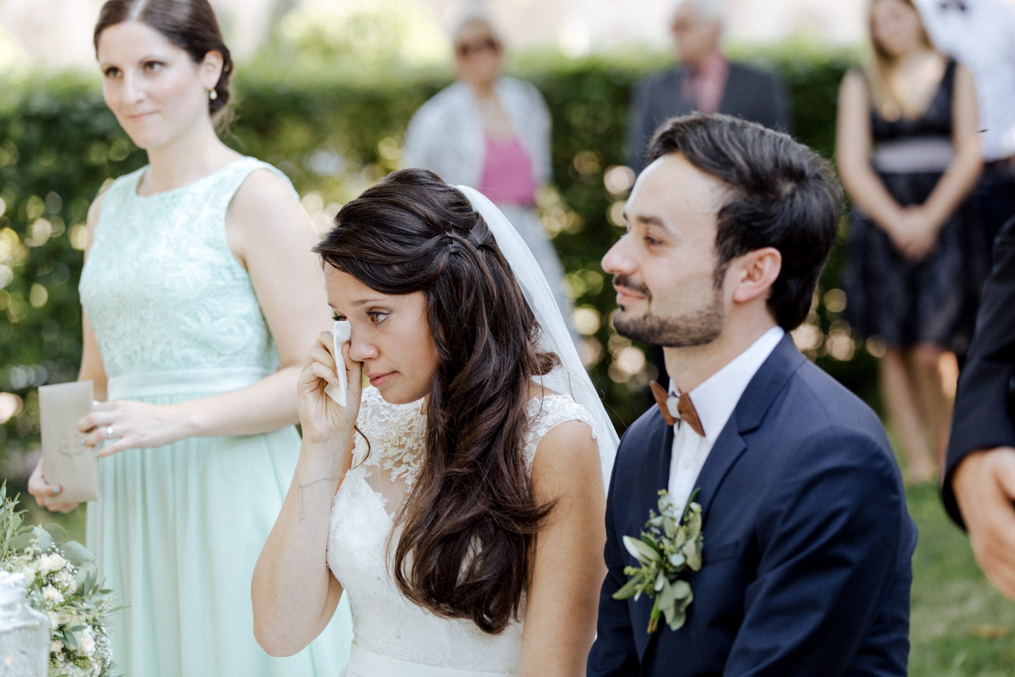 Hochzeit mit freier Trauung im Schloss Weikersheim - Orangerie - fotografiert von Yvonne & Rolland Photography