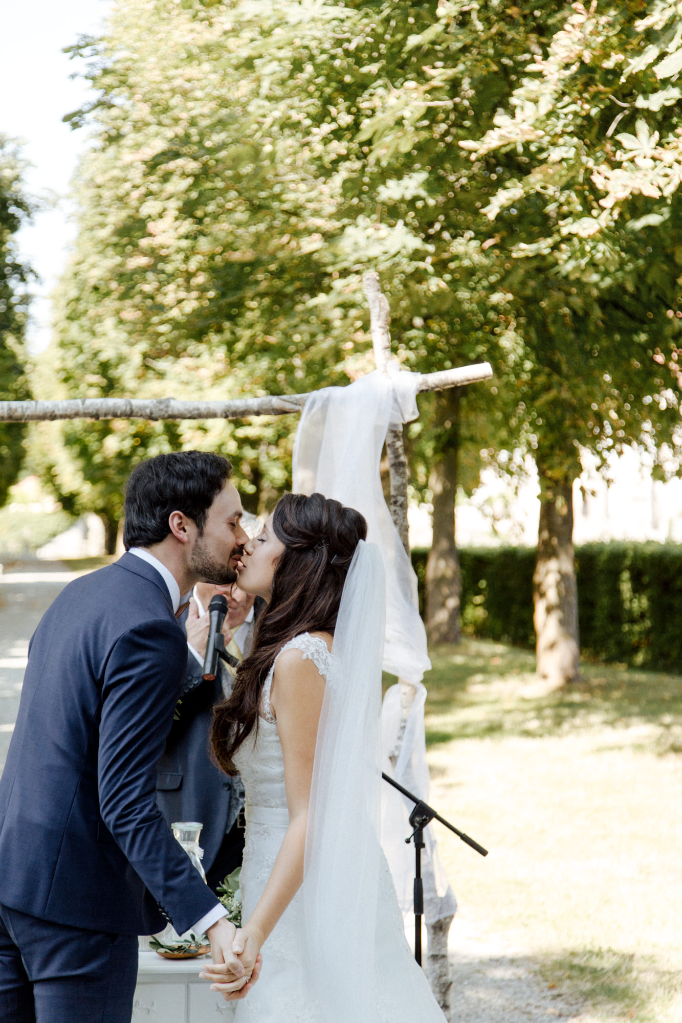Hochzeit mit freier Trauung im Schloss Weikersheim - Orangerie - fotografiert von Yvonne & Rolland Photography