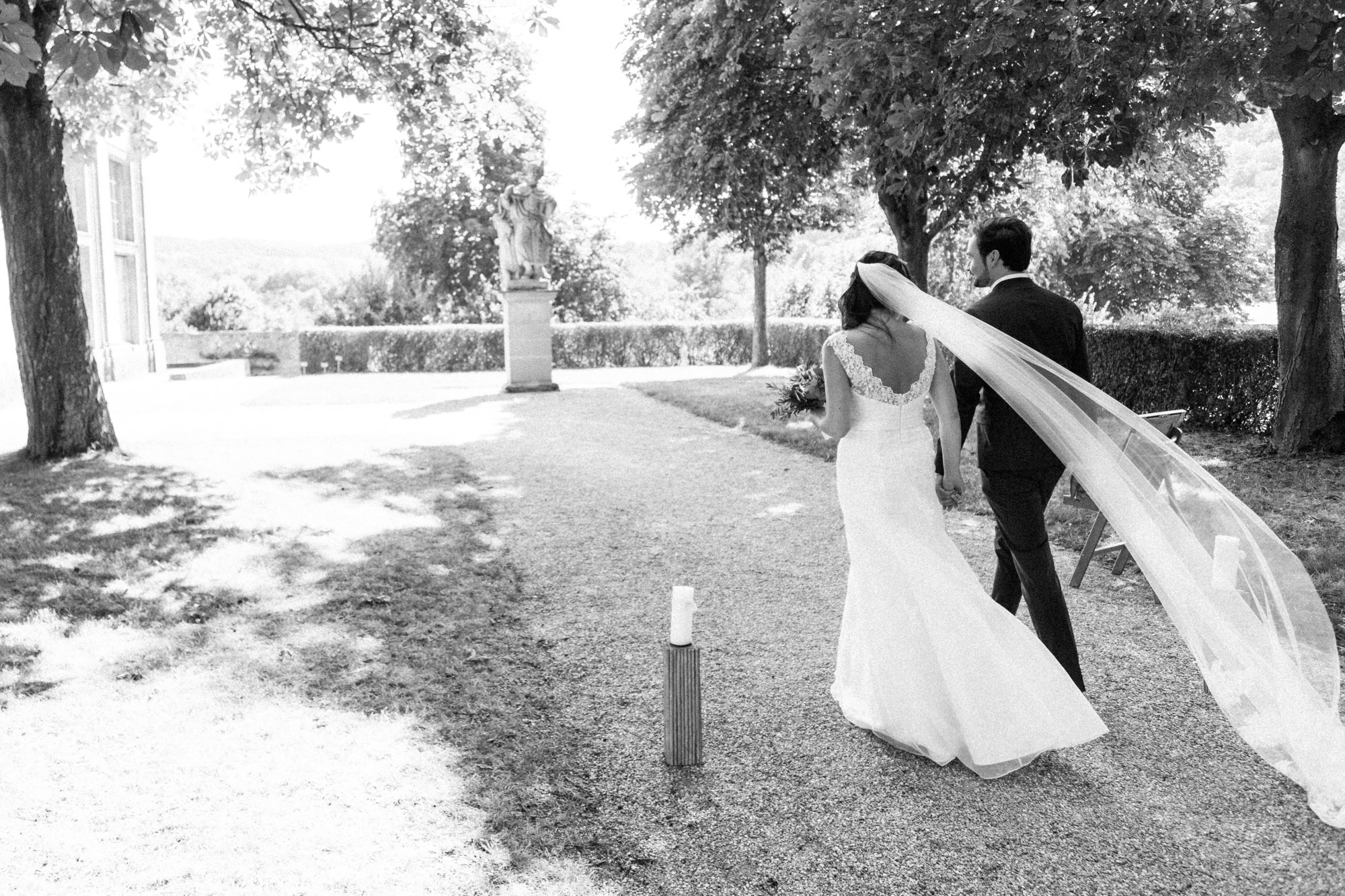 Hochzeit mit freier Trauung im Schloss Weikersheim - Orangerie - fotografiert von Yvonne & Rolland Photography