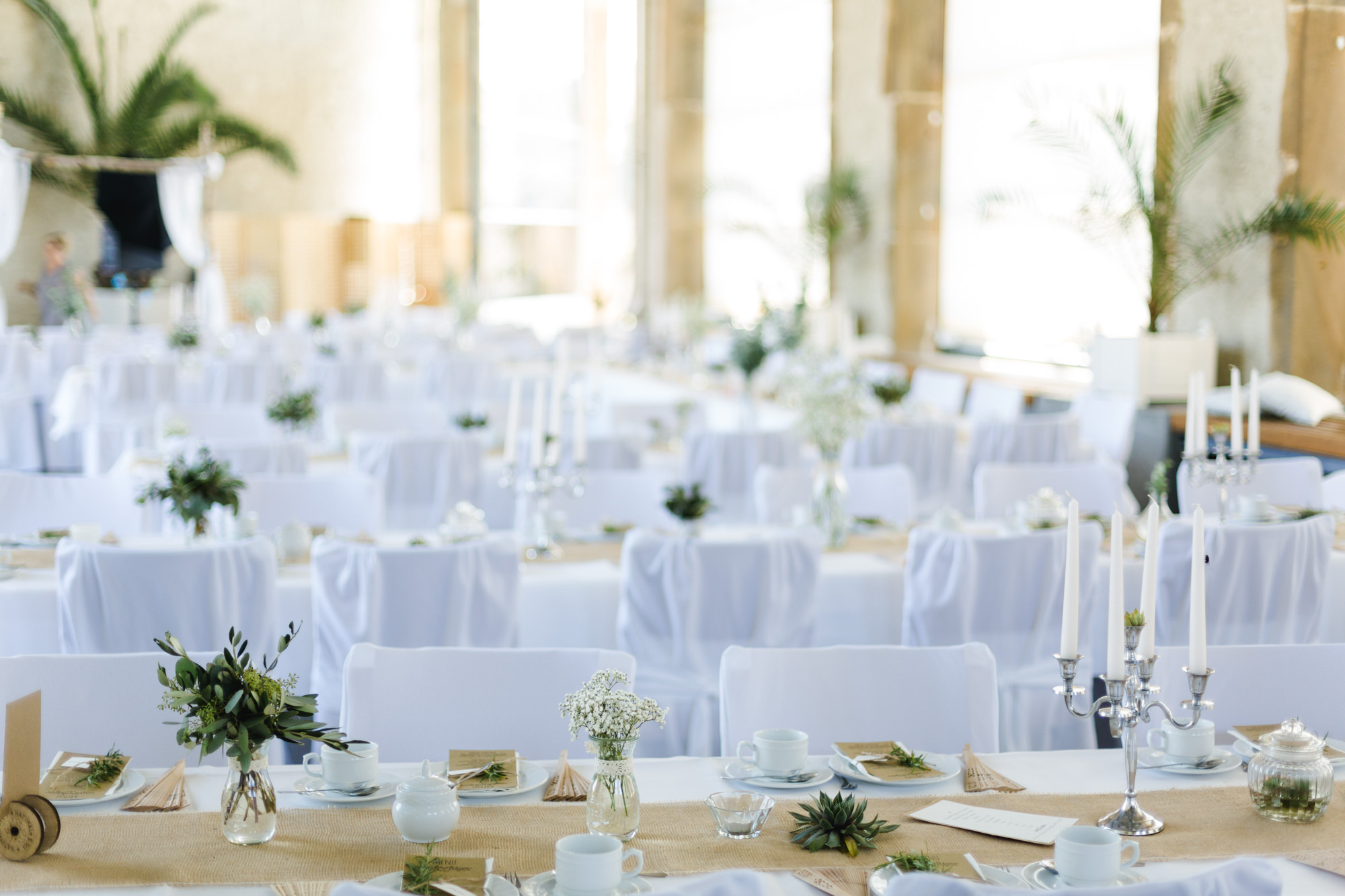 Hochzeit mit freier Trauung im Schloss Weikersheim - Orangerie - fotografiert von Yvonne & Rolland Photography