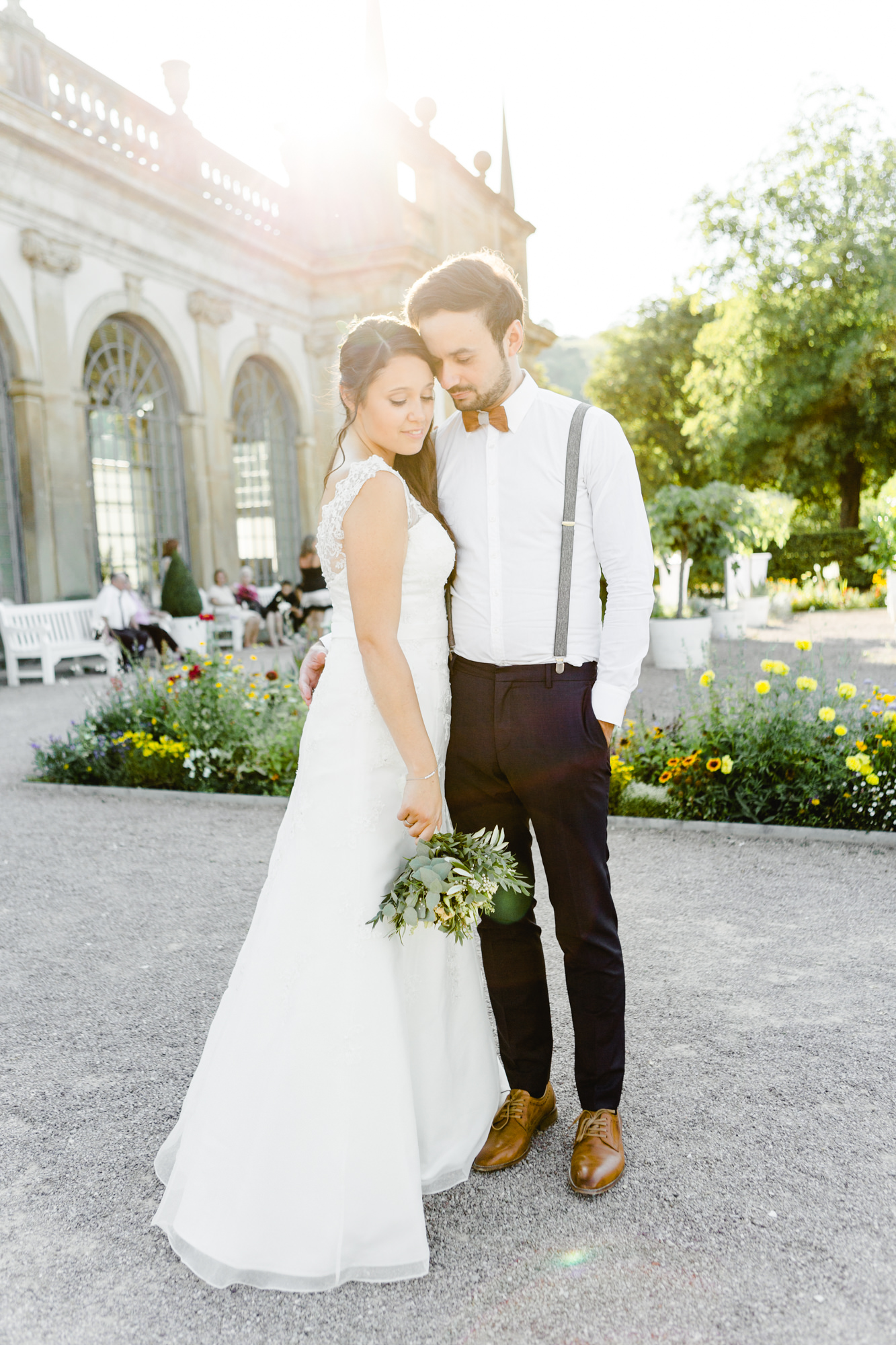 Hochzeit mit freier Trauung im Schloss Weikersheim - Orangerie - fotografiert von Yvonne & Rolland Photography