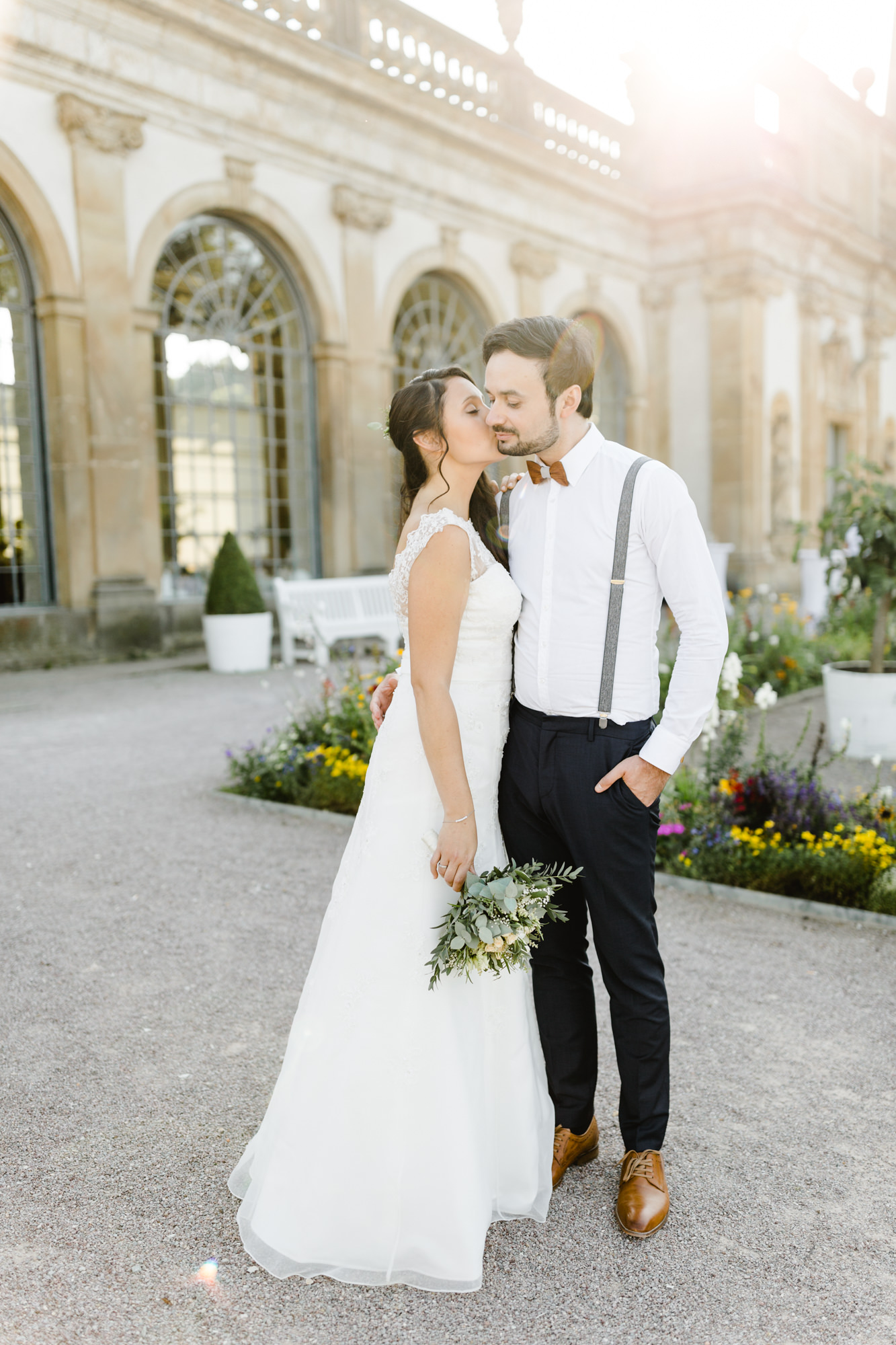 Hochzeit mit freier Trauung im Schloss Weikersheim - Orangerie - fotografiert von Yvonne & Rolland Photography
