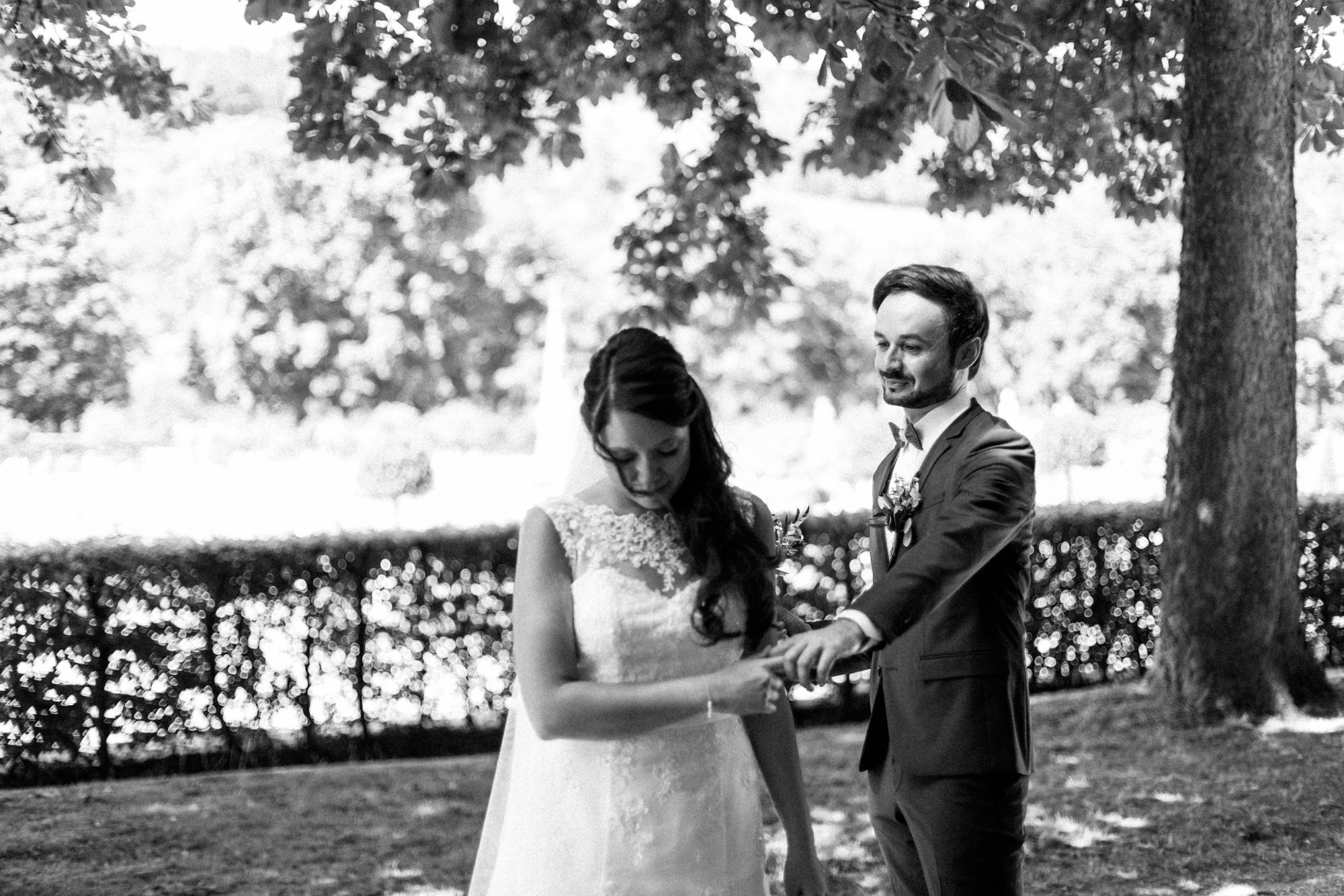 Hochzeit mit freier Trauung im Schloss Weikersheim - Orangerie - fotografiert von Yvonne & Rolland Photography