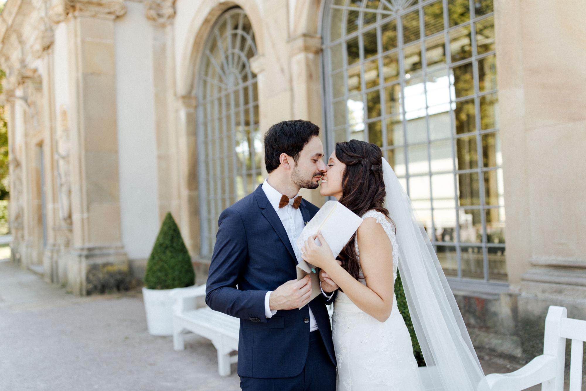Hochzeit mit freier Trauung im Schloss Weikersheim - Orangerie - fotografiert von Yvonne & Rolland Photography