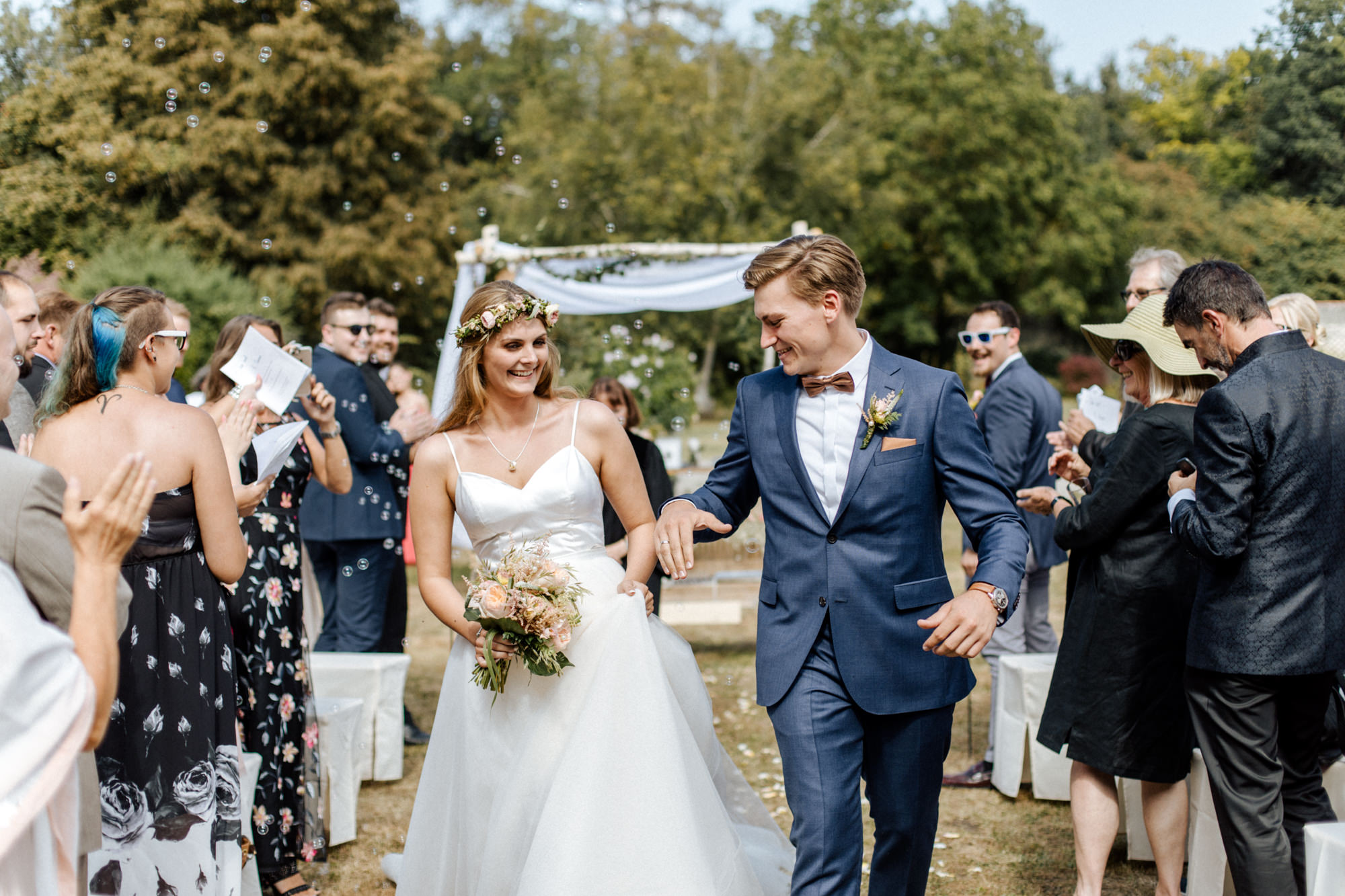 Hochzeit von Lina und Marcus auf Jagdschloss Grünau fotografiert von Yvonne & Rolland Photography