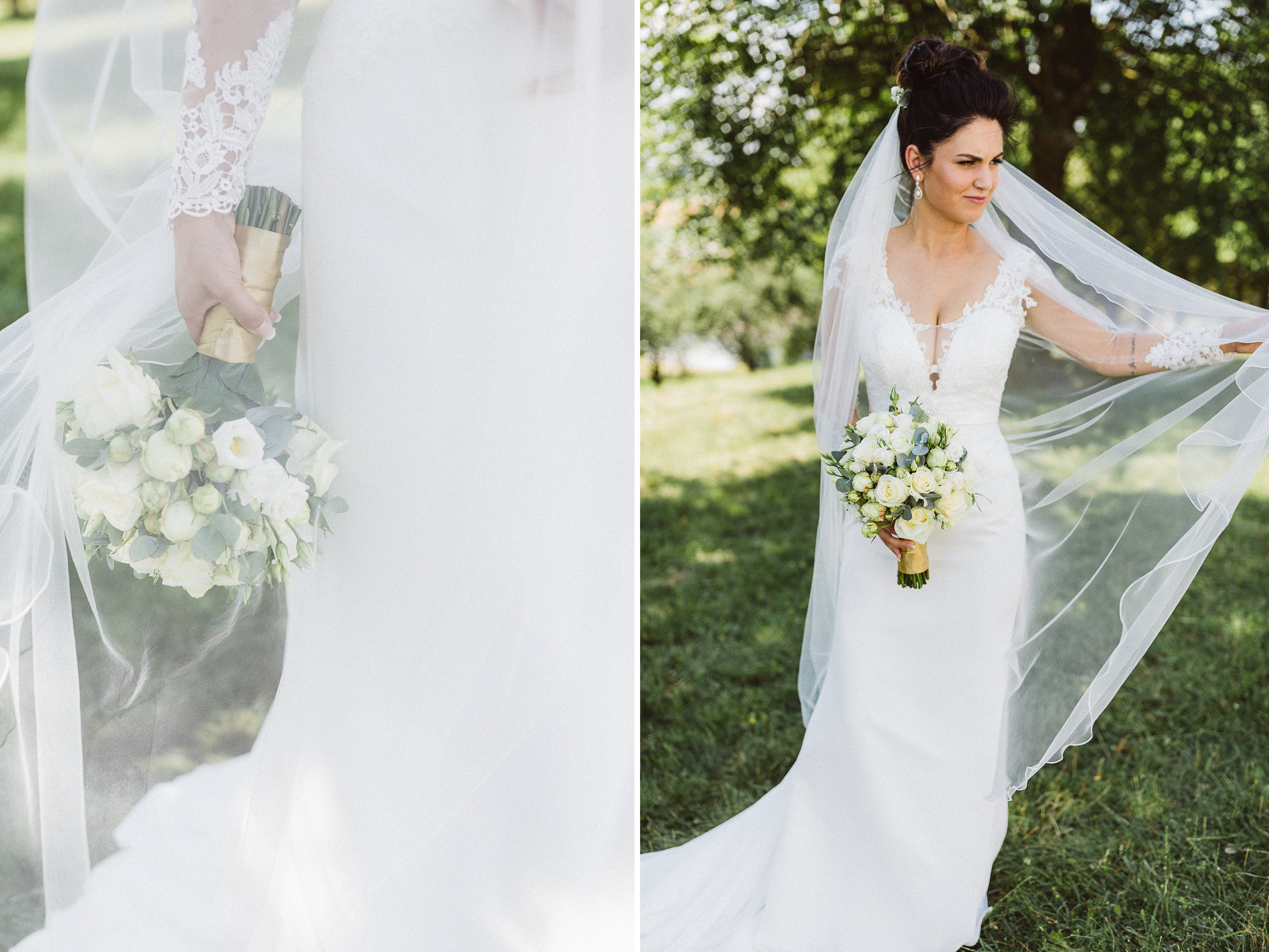 Sommerhochzeit in einer Scheune von Julia & Marco - Hochzeitsreportage fotografiert von Yvonne & Rolland Photography